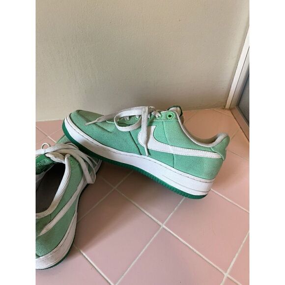 Nike Air Force 1 2007 Low Canvas Tourmaline (W) - Size 8.5 Womens 318636-311 - Picture 6 of 8